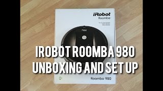 The New iRobot ROOMBA 980  Unboxing and Setup [upl. by Wiese]