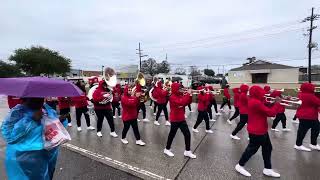 John Ehret Marching band  Nemesis Parade Chalmette LA [upl. by Nerrawed]