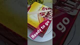 cake packing । cake ki delivery trending food shortsfeed recipe cake cakepreparation [upl. by Oiratno]