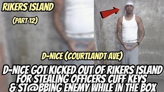 Rikers Island DNice Got Kicked Out Of Rikers For Stealing Cuff 🔑s amp 🔪ing Enemy WHILE IN THE BOX [upl. by Aisak207]