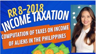 COMPUTATION OF TAX ON INCOME OF NON RESIDENT ALIEN IN THE PHILIPPINES UNDER THE TRAIN LAW [upl. by Sherwood870]