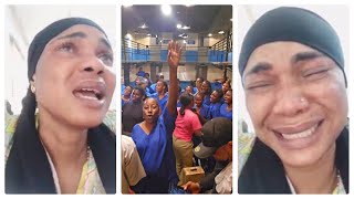 Iyabo Ojo in tears as she celebrated her friend birthday in prison [upl. by Leuamme]