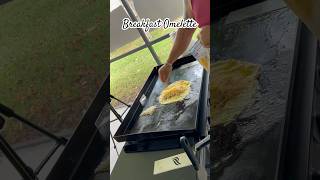 Blackstone Breakfast Omelette blackstone food foodie asmr breakfast omelette shorts fyp [upl. by Auqeenahs]