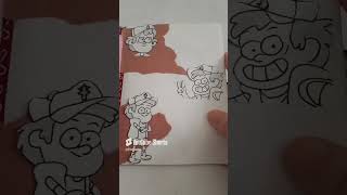 Gravity Falls Dipper Pines Scrapbook cartoon journal with me ideas gravityfalls dipper husbando [upl. by Kristianson]