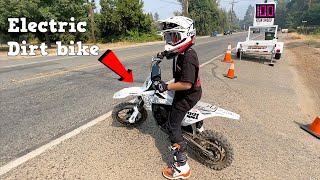 FASTEST Electric Dirt Bike Kid 9 Years old  Buttery Vlogs Ep161 [upl. by Notirb]