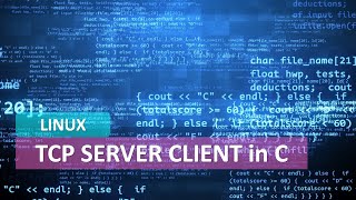 TCP SERVER CLIENT LINUX Network Programming in C Complete Code Function Explanation [upl. by Mighell511]