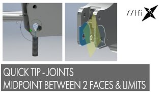 Quick Tip Joints  Place to midpoint between 2 faces amp Limits [upl. by Cherry693]