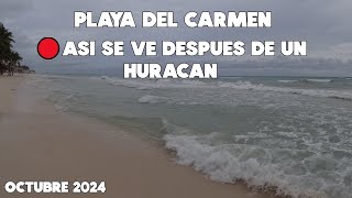 PLAYA DEL CARMEN DESPUES DEL HURACAN MILTON🔴AHORA VA PARA FLORIDA 8 OCTUBRE 2024 [upl. by Ysiad]