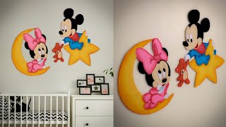 Mickey Mouse Wall Decoration Ideas 😜😛🥰🤩😍 shorts mickeymouse paramsundari [upl. by Asirram]