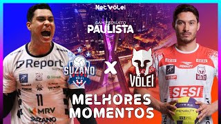 SUZANO vs SESI  Melhores Momentos  SEMIFINAL Paulista Masculino 2024 [upl. by Yliah200]