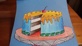 Wayne Thiebaud Cakes 3rd5th Grade Virtual Art Lesson [upl. by Ettedanreb]