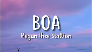 Megan Thee Stallion  BOA Lyrics [upl. by Retluoc]