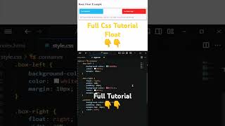 Positionning in CSS  Full Css Tutorial Float Flexbox and Css Grid shorts Css shortvideo [upl. by Stu70]