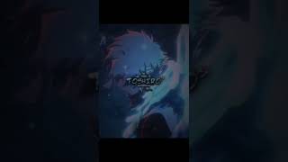 Toshiro vs Todoroki  bleach myheroacademia anime shorts [upl. by Ielerol]