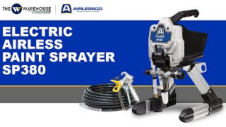 Airlessco SP380 Great Entry Level Paint Sprayer  Thewwarehousecom [upl. by Pebrook]