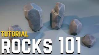 Easiest way to Sculpt Rocks in ZBrush BEGINNER TUTORIAL [upl. by Leanahtan]