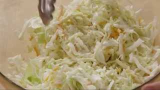 How to Make Restaurant Style Coleslaw  Salad Recipe  Allrecipescom [upl. by Franek]