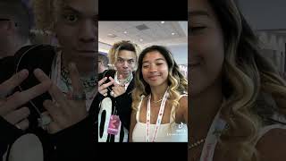 I also met Charli and Dixie but never got the picture back 😭 vidcon fyp viral shorts [upl. by Yvi]