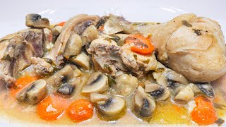 Pollo en salsa con champiñones [upl. by Niltiak]