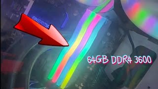 Installing 64GB of DDR4 3600 into my gaming pc  Gameplay [upl. by Hourigan374]