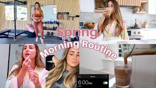 6am Spring Morning Routine New Home Gym MOVING AGAIN Everyday makeup [upl. by Eikcir45]