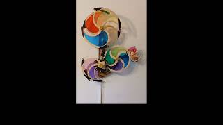 Whirly Colors Kinetic Sculpture by Ken Duffy [upl. by Adlesirk153]