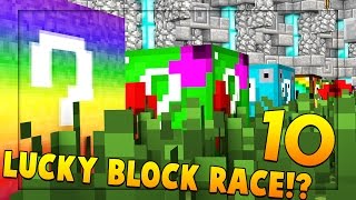 10 Lucky Block Mods in 1 Race  Minecraft Mod Challenge  JeromeASF [upl. by Iznek]