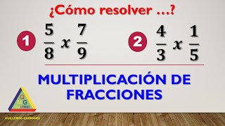 Multiplicación de fracciones homogéneas y heterogéneas ejercicios ejemplos shorts – Racionales [upl. by Armstrong]