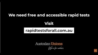 We need free and accessible rapid antigen tests for everyone [upl. by Nyl]