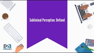 Subliminal Perception Defined [upl. by Anauqes]