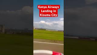 A New Era for East African Aviation Kenya Airways Lands in Kisumu shorts [upl. by Costin]