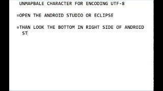 UNMAPABLE CHARACTER ENCODING UTF8 SOLVED ERROR [upl. by Nellaf]
