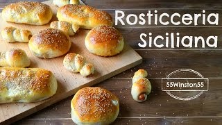 Rosticceria Siciliana  Rollo con Wurstel  Calzoni  Ravazzate [upl. by Kostman524]