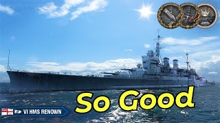 The Renown might be the best British Battlecrusier in World of Warships Legends [upl. by Baun112]