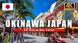 🇯🇵 Okinawa Japan 4K Walking Tour 🌴 Summer Beach town in Naha Okinawa  4K HDR 60fps [upl. by Temhem]