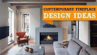 50 Modern Contemporary Fireplace Design Ideas to Bring Into Your Home [upl. by Samul729]