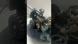 ASTRA MILITARUM  ORDNANCE TEAM with Bombast Field Gun  WARHAMMER 40K  JOYTOY [upl. by Ahsenal]