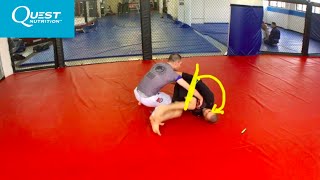 No Gi BJJ Technique  Powerful Guard Pass Prevention  Firas Zahabi [upl. by Grussing]