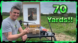 70 YRDS 410 amp 20 Ga TURKEY Loads [upl. by Narih]