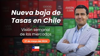 BANCO CENTRAL BAJA las TASAS de INTERÉS en CHILE  Visión Semanal de los Mercados Nacional [upl. by Aidam]