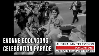 Tennis Champion Evonne Goolagong Shines in 1970s Melbourne Parade [upl. by Choo556]