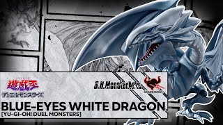 SH MonsterArts Blue Eyes White Dragon YuGiOh Duel Monsters [upl. by Dyrraj724]