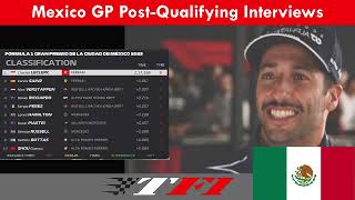 2023 México Grand Prix PostQualifying Interviews [upl. by Salahcin812]