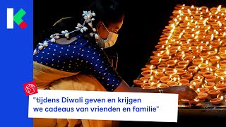 hindoes vieren Diwali het lichtjesfeest [upl. by Dnamron]