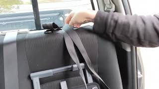 How to attach top tethers in Toyota Hilux dual cabs the easy way [upl. by Wittenburg807]