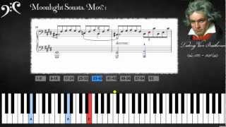 Beethoven  quotMoonlightquot Sonata Learn to play [upl. by Bernard]