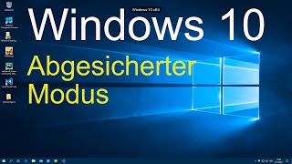 Windows 10  Abgesicherten Modus starten [upl. by Ailyn188]