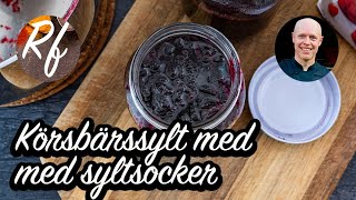 Körsbärssylt med syltsocker [upl. by Adnawal]