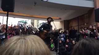 Passenger busking in Belfast amp being interrupted by a child giving him 22 pence [upl. by Yecac997]