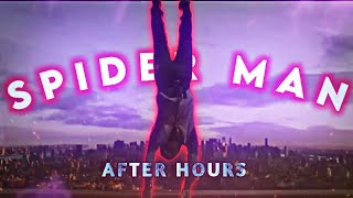 Spider Man edit  After hours  Weeknd  Andrew Garfield [upl. by Herrah]